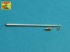 Aber 35L-252 7,5cm/5,5cm Pak 41 L/57 gun barrel with muzzle brake for German Tank Pz.Kpfw. VI Ausf. C (VK36.01) 1:35